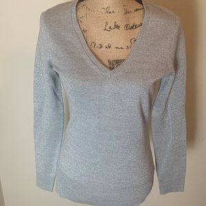 Silver sparkle sweater